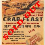 Elsmere Needy Family Crab Feast 2019 SOLD OUT