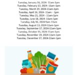Mobile Food Pantry Dates 2024